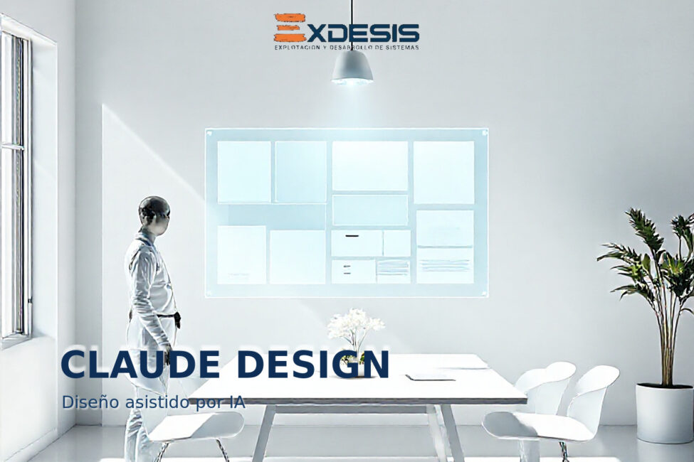 CLAUDE DESIGN Portada editorial de Exdesis sobre Claude Design de Anthropic.