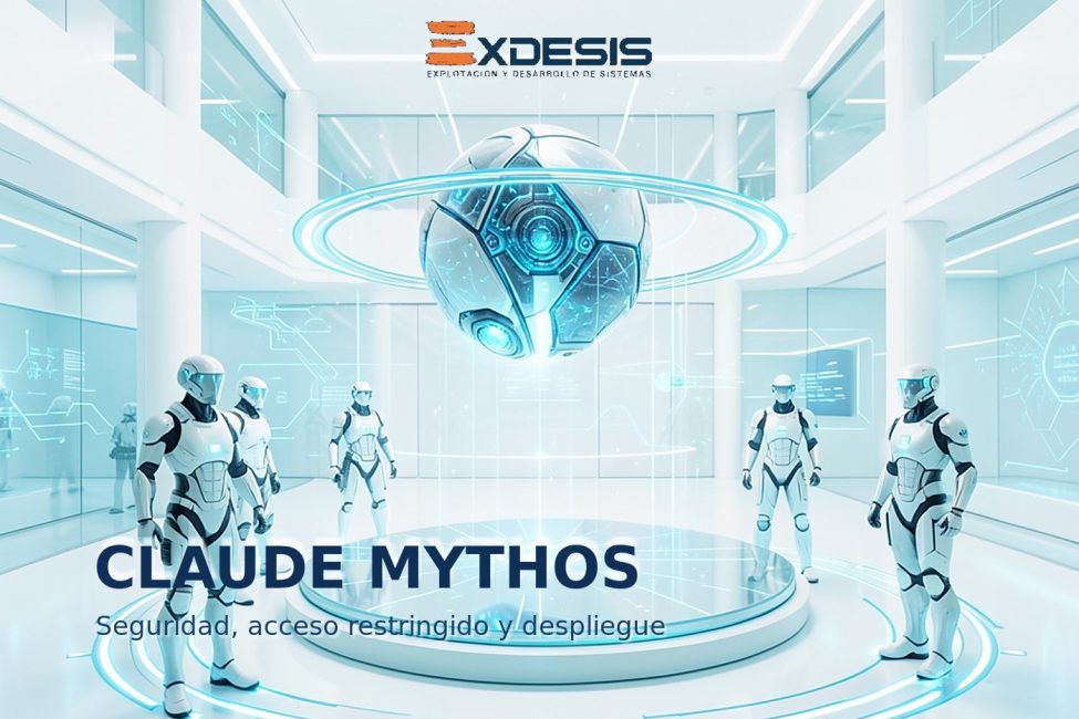 CLAUDE MYTHOS Portada editorial de Exdesis sobre Claude Mythos Preview de Anthropic y su despliegue restringido por razones de ciberseguridad.