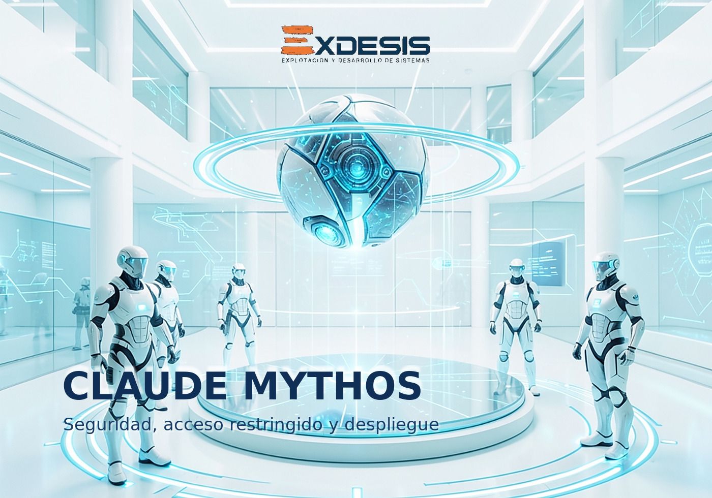 CLAUDE MYTHOS Portada editorial de Exdesis sobre Claude Mythos Preview de Anthropic y su despliegue restringido por razones de ciberseguridad.