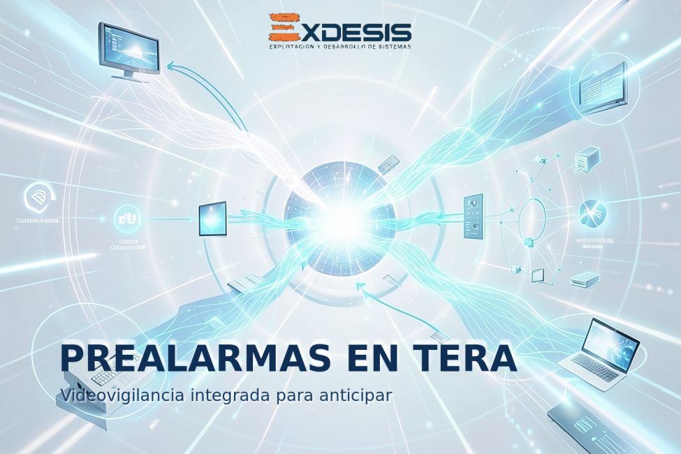 PREALARMAS EN TERA Portada editorial de Exdesis sobre prealarmas en TERA y videovigilancia integrada.