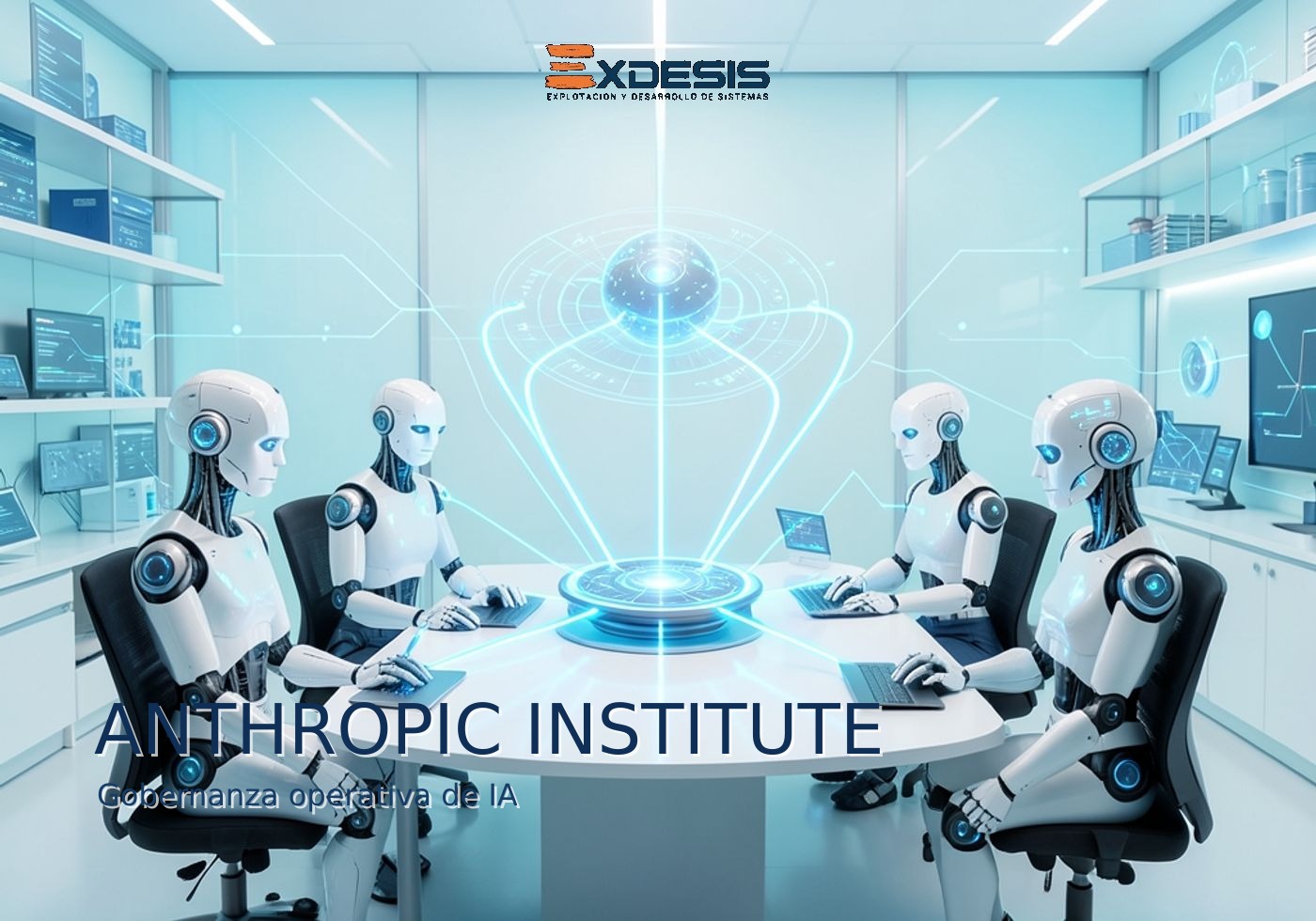 ANTHROPIC INSTITUTE Portada editorial de Exdesis sobre Anthropic Institute y la gobernanza operativa de la IA.