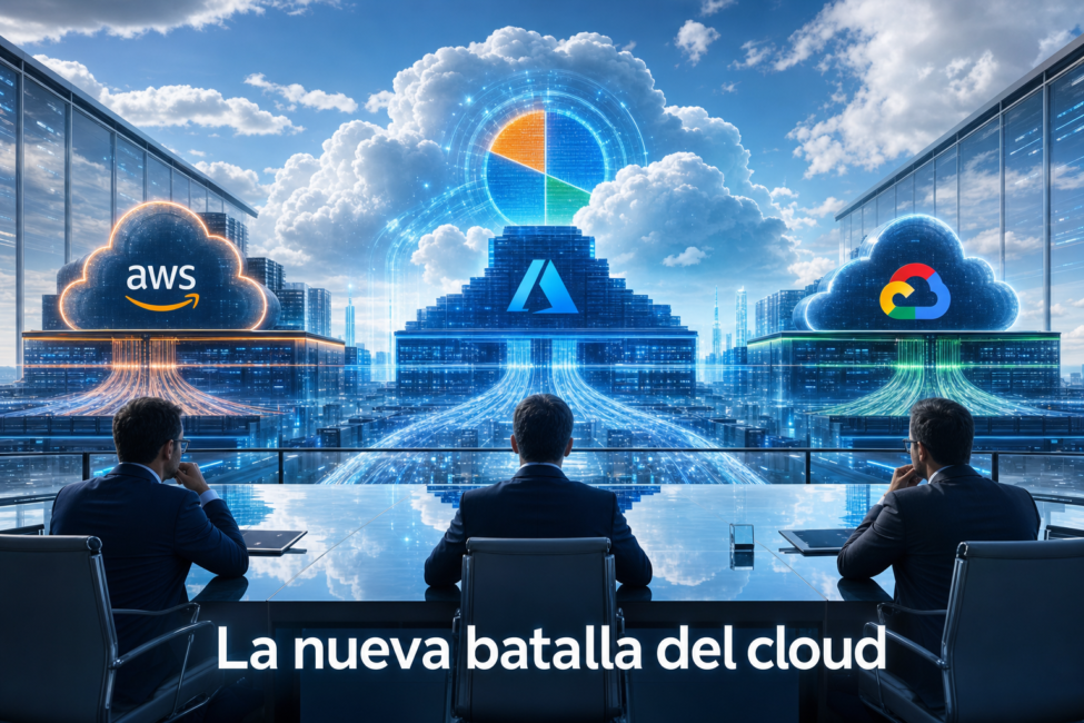Portada editorial de Exdesis sobre cuota cloud Q1 2026.
