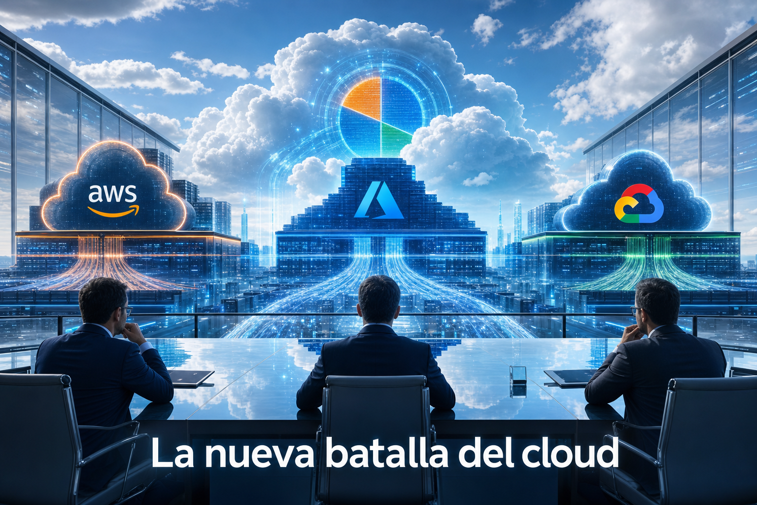 AWS, Microsoft y Google convierten el cloud en una batalla de escala, margen y dependencia Portada editorial de Exdesis sobre cuota cloud Q1 2026.