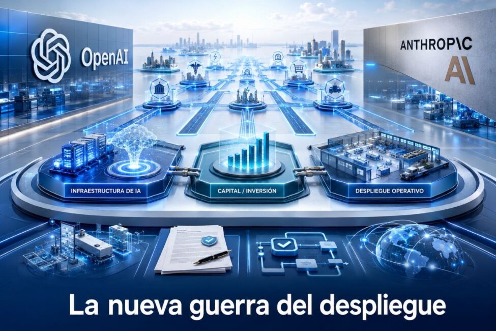 OpenAI y Anthropic convierten la IA enterprise en una batalla de despliegue, capital y acceso al cliente Portada editorial de Exdesis sobre OpenAI y Anthropic crean joint ventures para acelerar servicios de IA enterprise.