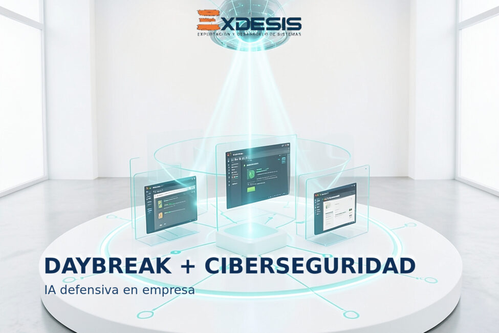Portada editorial de Exdesis sobre OpenAI Daybreak y ciberseguridad empresarial.