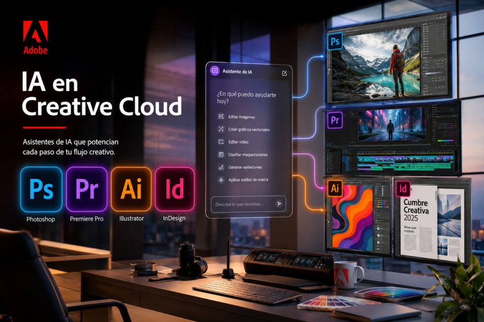 adobe-asistentes-ia-creative-cloud-chatgpt Adobe Creative Cloud con asistentes de inteligencia artificial