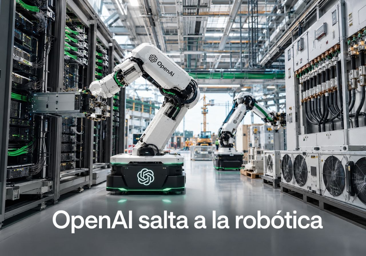 OpenAI reabre la robótica para llevar la IA al terreno de la infraestructura física Portada editorial de Exdesis sobre OpenAI reabre la robótica para llevar la IA al terreno de la infraestructura física.