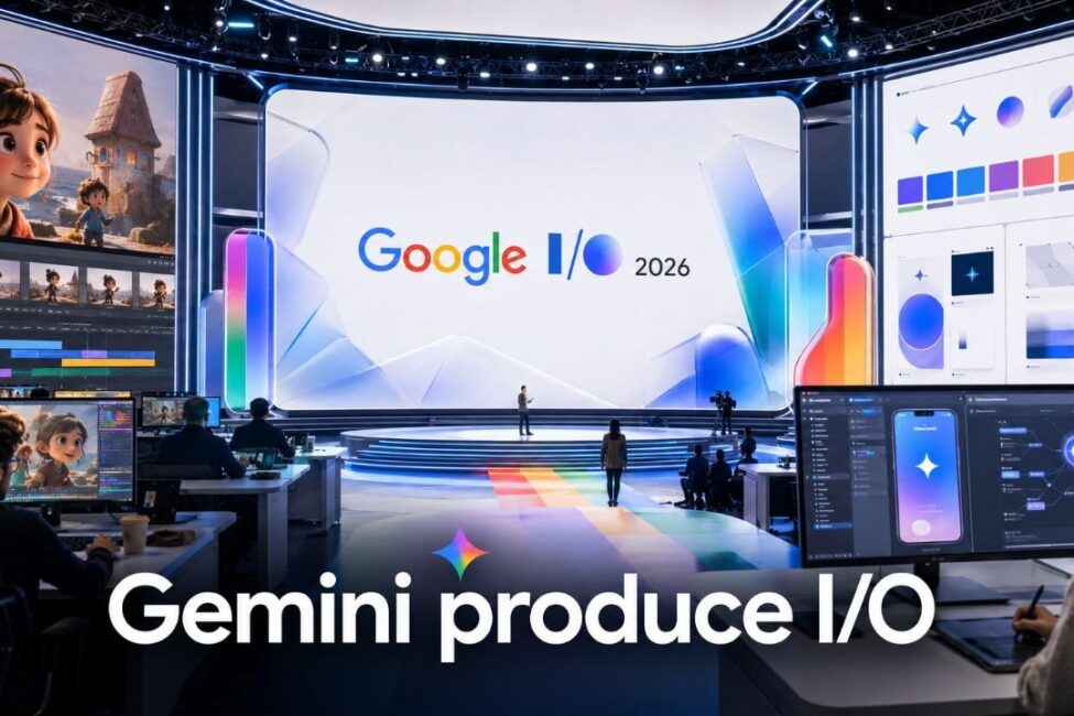 Portada editorial de Exdesis sobre cómo Google usa Gemini para producir I/O 2026 y qué revela eso sobre los flujos empresariales de IA.