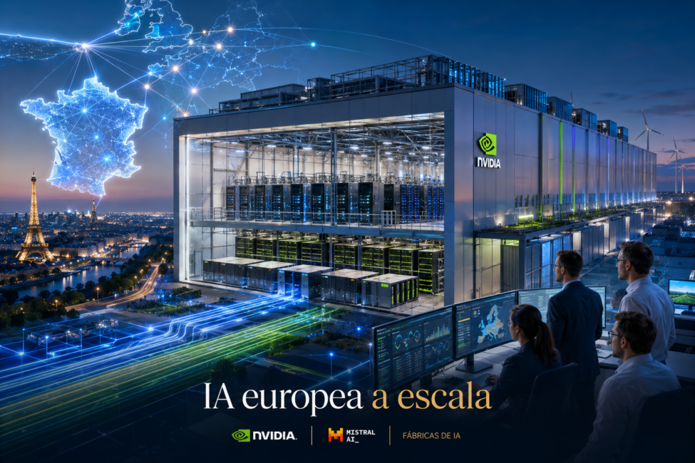 francia-nvidia-infraestructura-ia-europa Fábrica de inteligencia artificial en Francia conectada con la infraestructura europea de IA