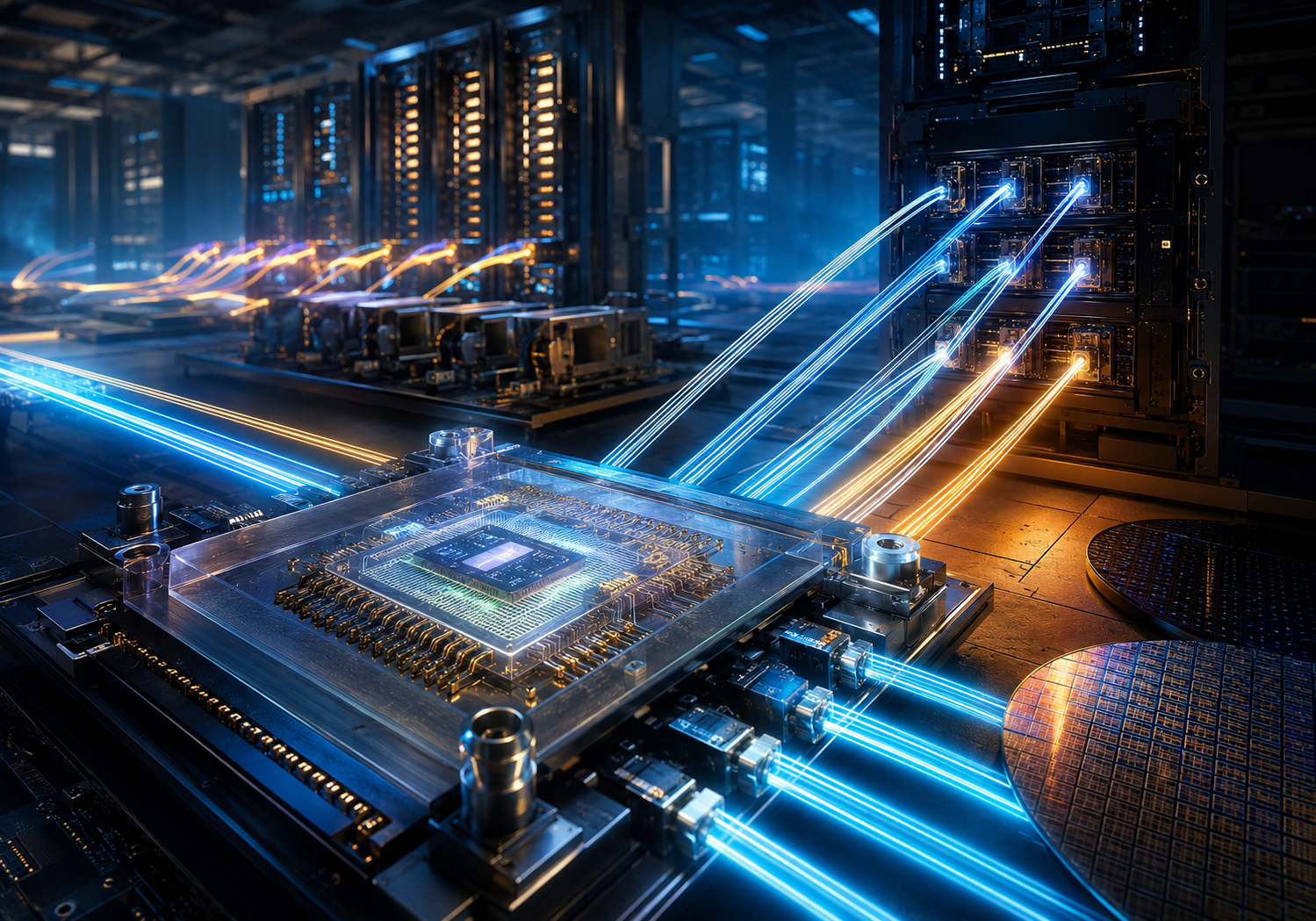 exdesis_globalfoundries_fotonica_silicio_featured Centro de datos de inteligencia artificial conectado mediante fotónica de silicio