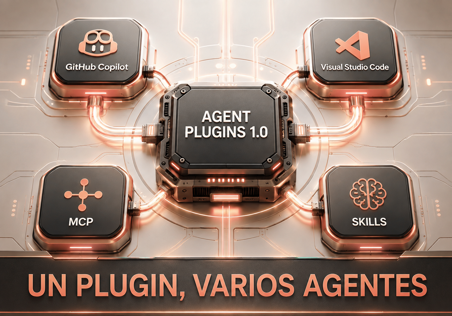 Agent Plugins 1.0 conecta GitHub Copilot, VS Code y servidores MCP