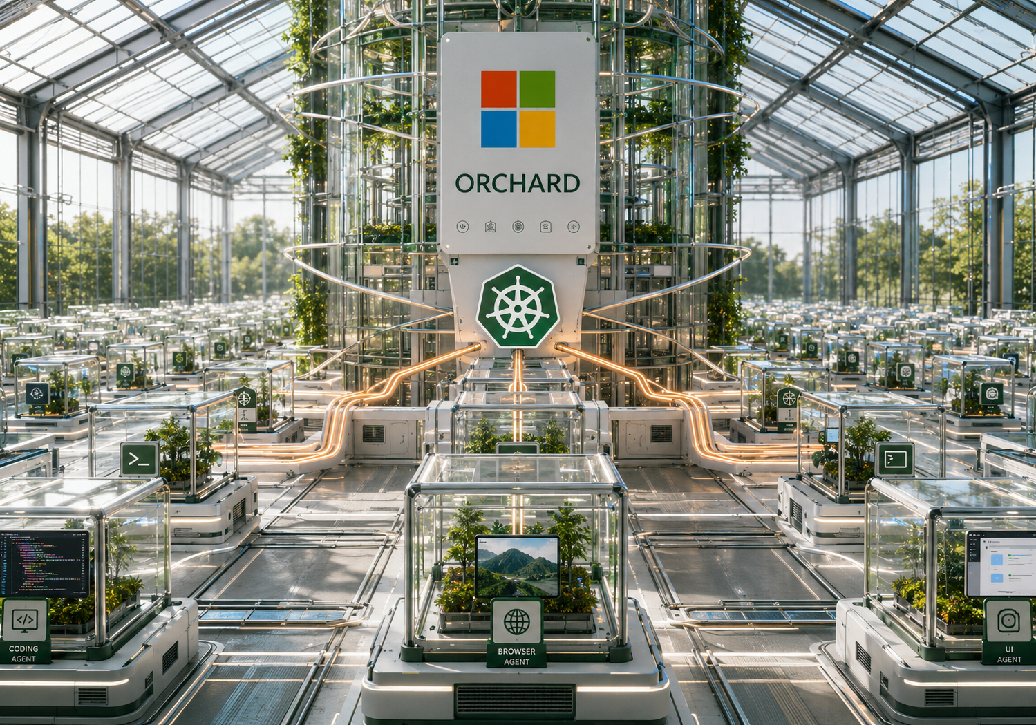 Microsoft Orchard coordina agentes de IA aislados sobre Kubernetes