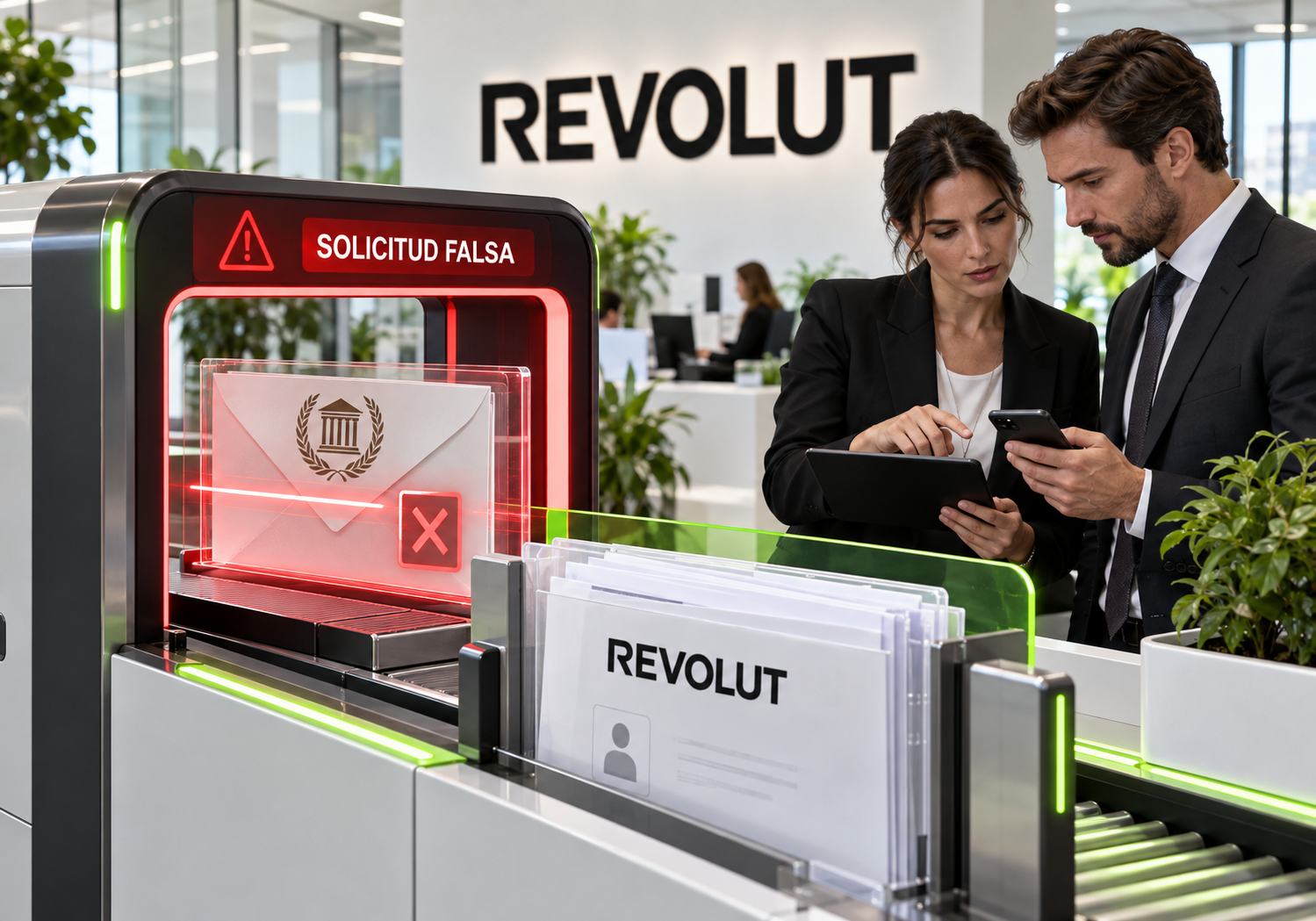 Revolut expone datos ante solicitudes falsas Solicitud gubernamental fraudulenta interceptada durante un proceso de protección de datos de clientes de Revolut